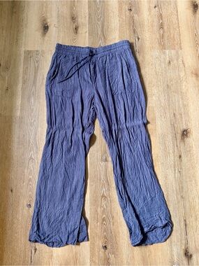 Men's Relaxed Drawstring Pants in Slate Blue